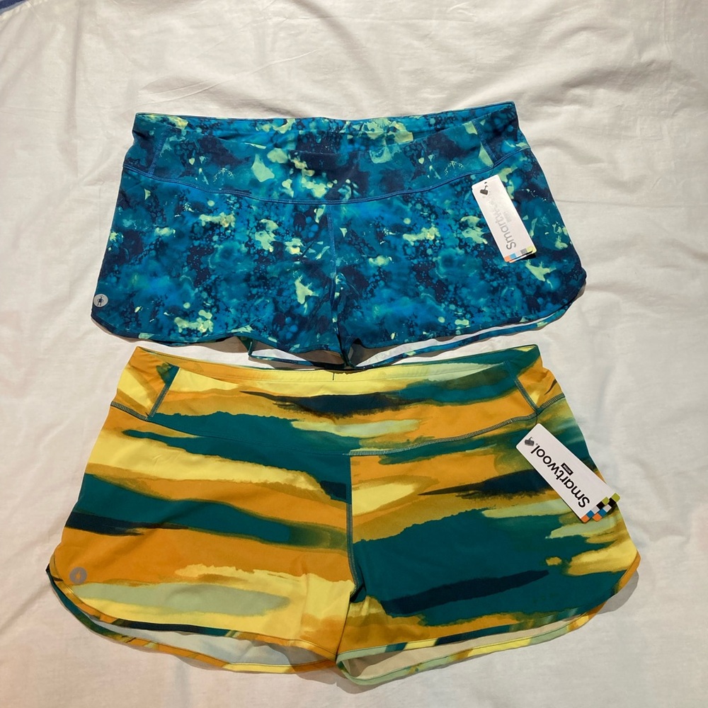 Lot of 2 Women’s Smartwool Active Lined Shorts. Size XL, NWT! $120.00!